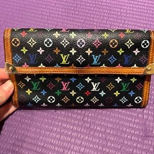 Authentic louis vuitton murakami trifold wallet